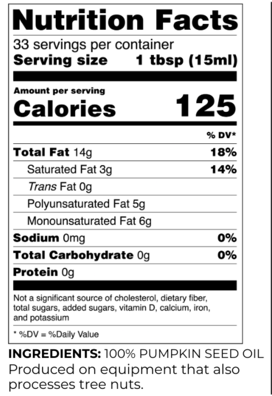 Premium Pumpkin Seed Oil – 2 Pack